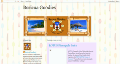 Desktop Screenshot of blog.boricuagoodies.com